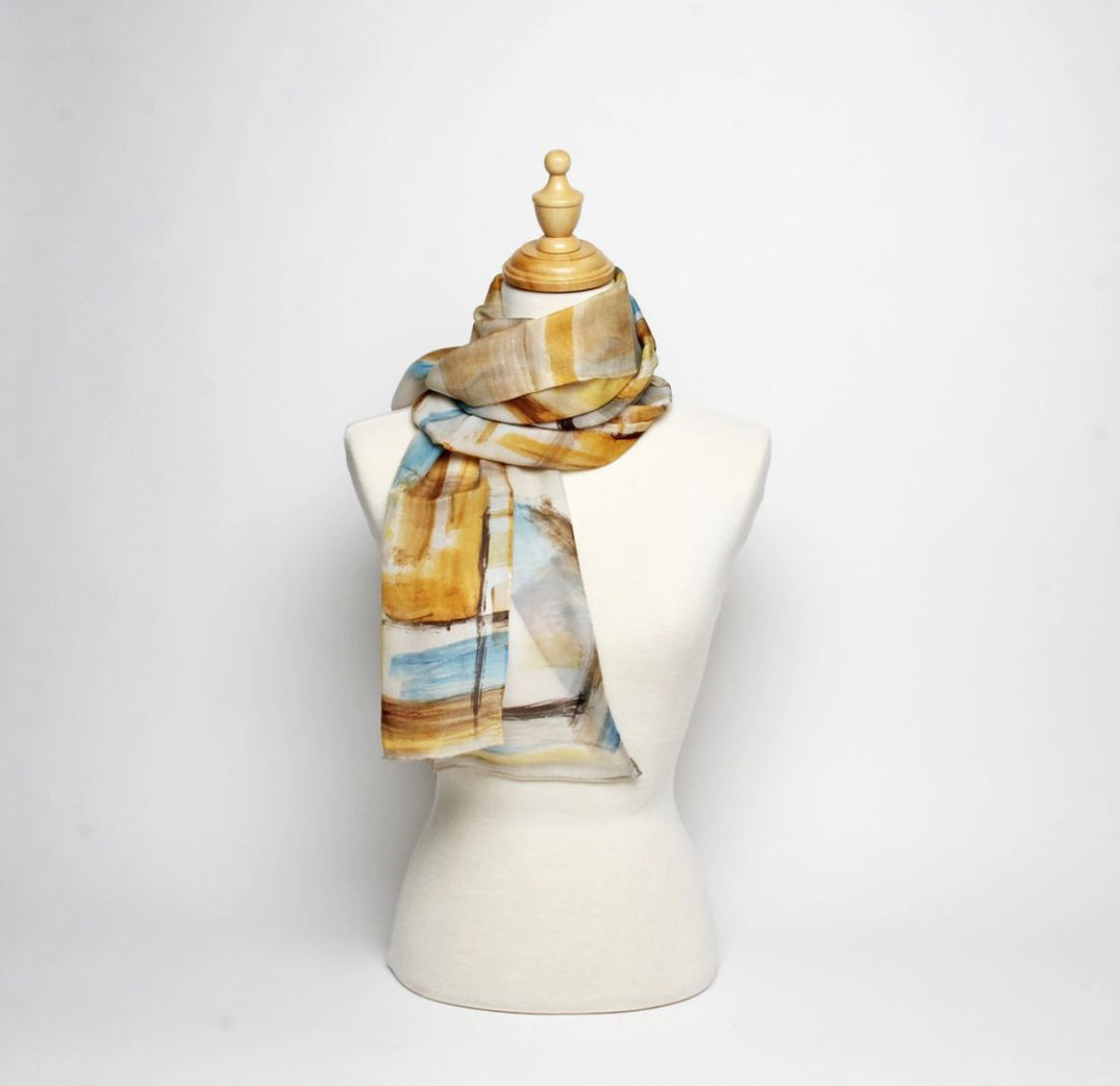 Silk Chiffon Scarf