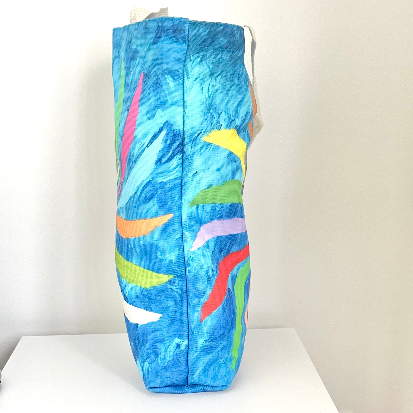 Night Spin Canvas Tote