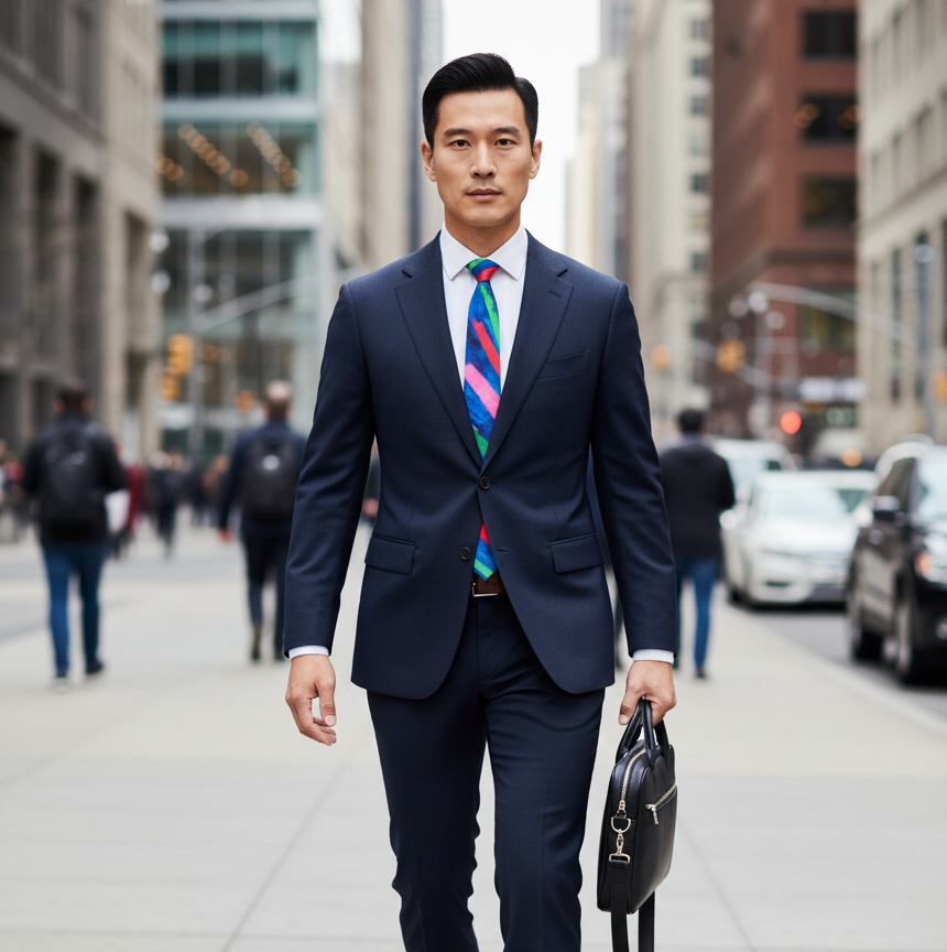 Basie Blues Silk Tie