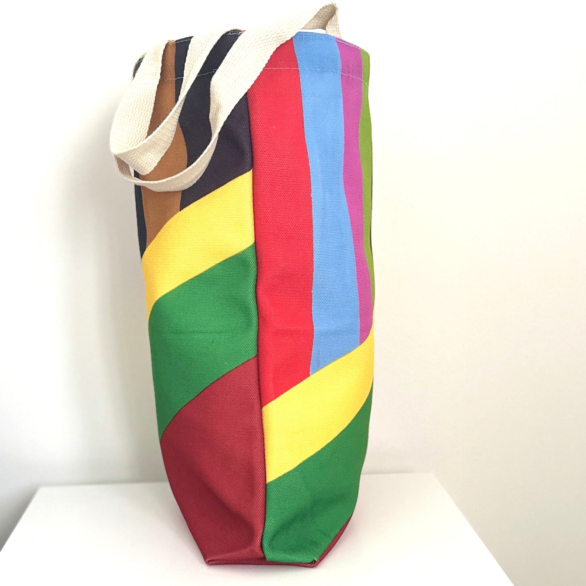 Vertical 7 Canvas Tote