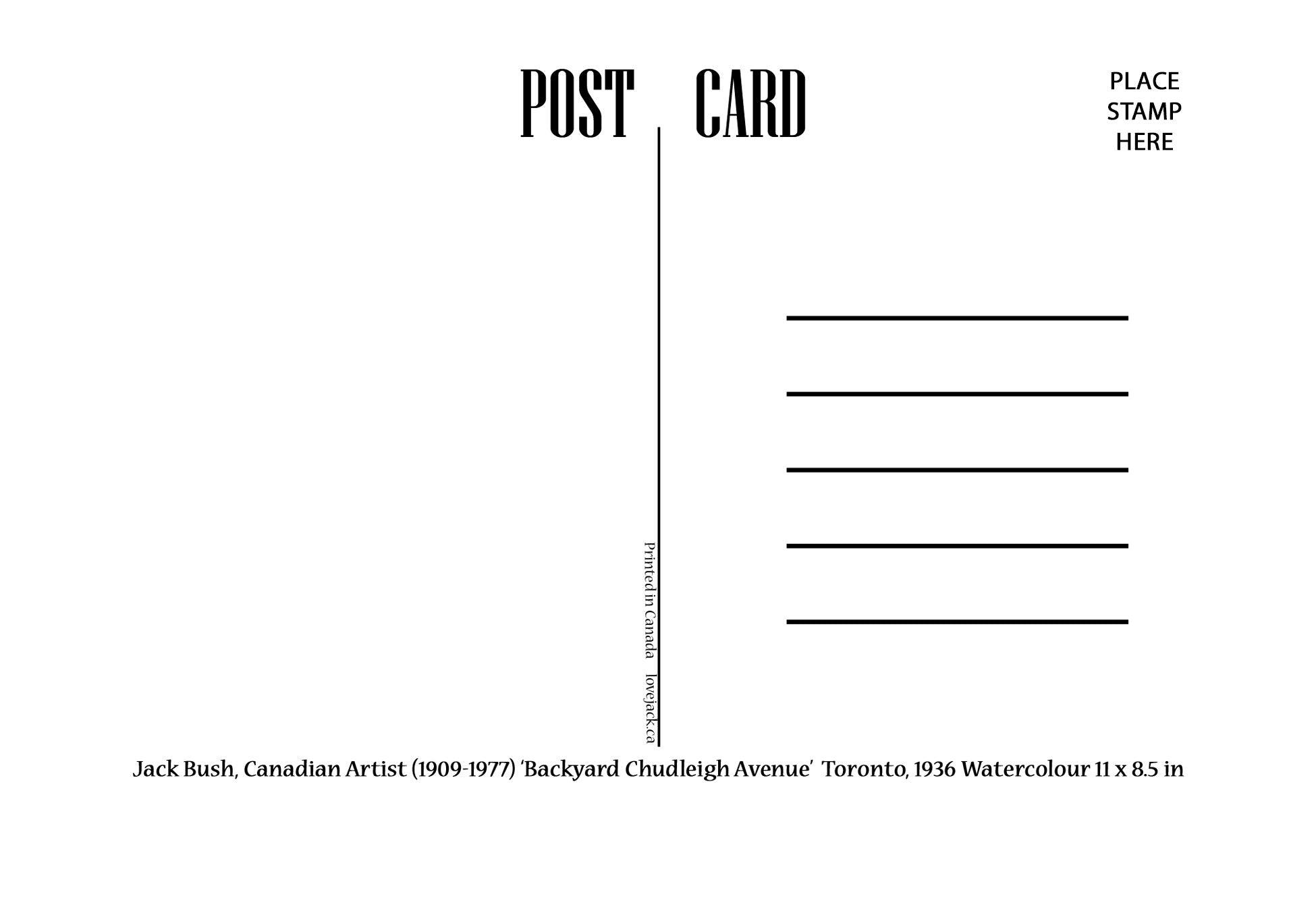 Post Card Pack - All 6 Styles - JACK