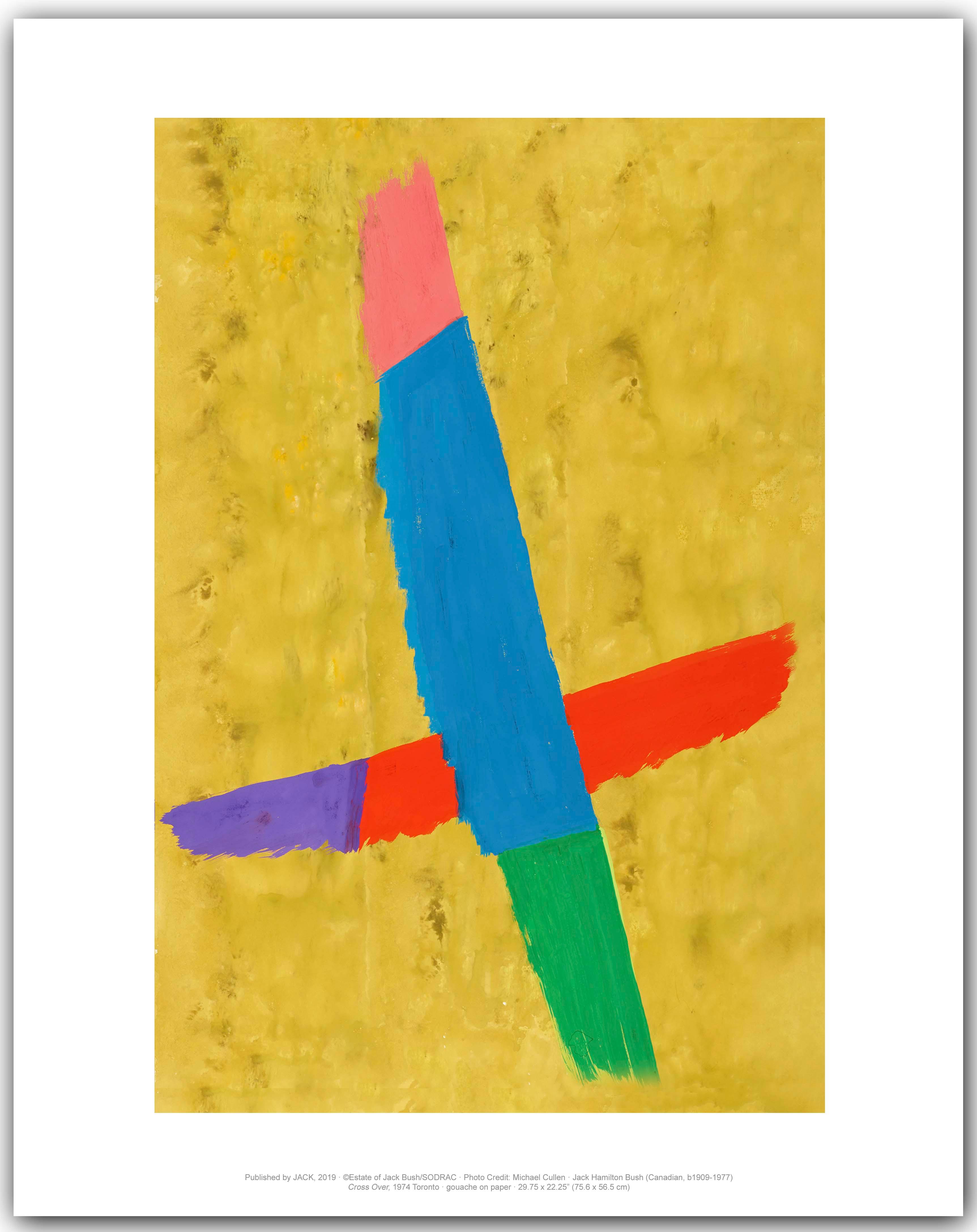 Jack Bush Art Print - JACK