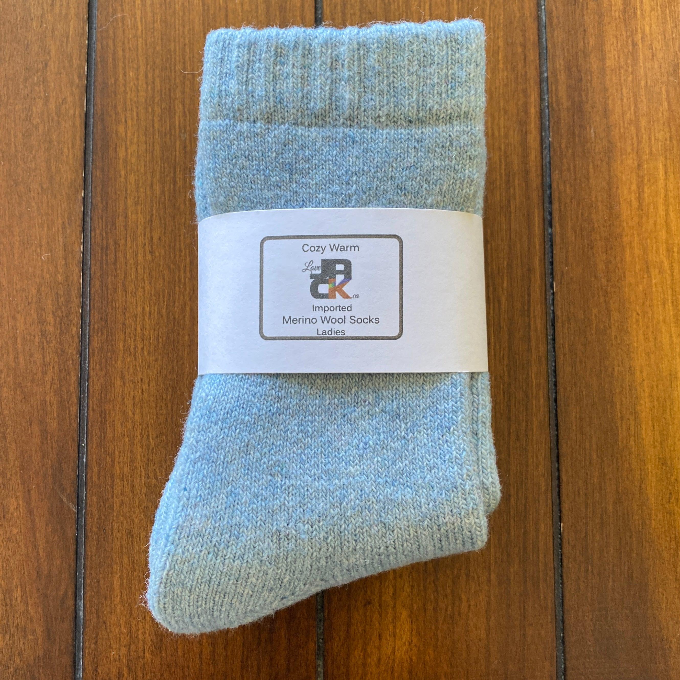 Merino Wool Socks - Light Blue - JACK