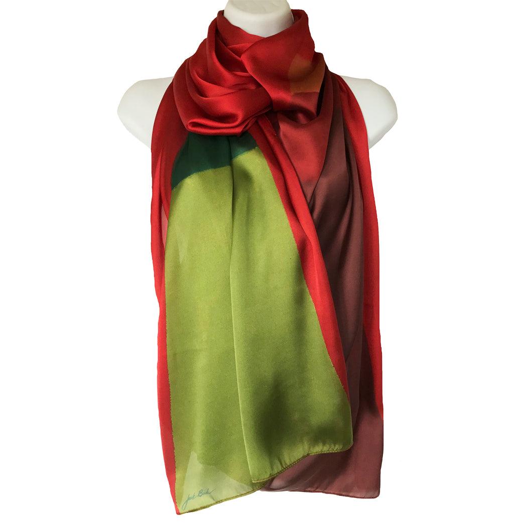 Pinched Orange (Satin Poly Chiffon) - JACK