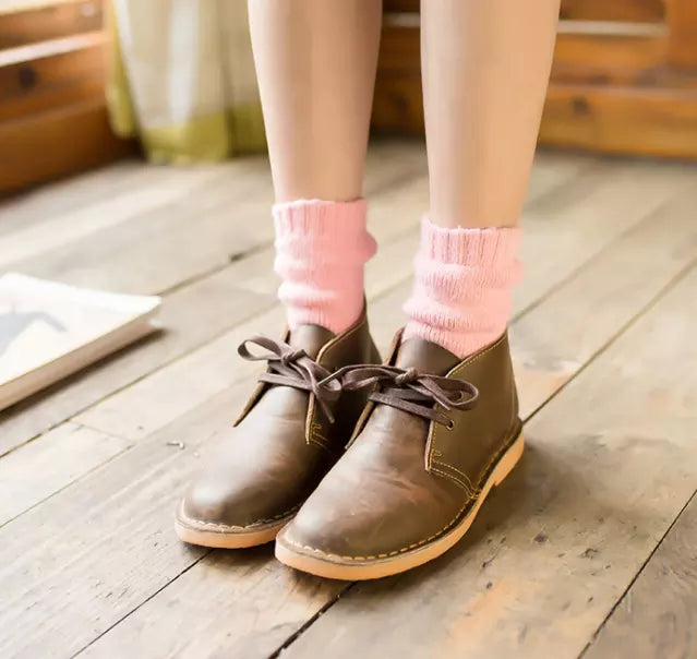 Merino Wool Socks - Pink - JACK