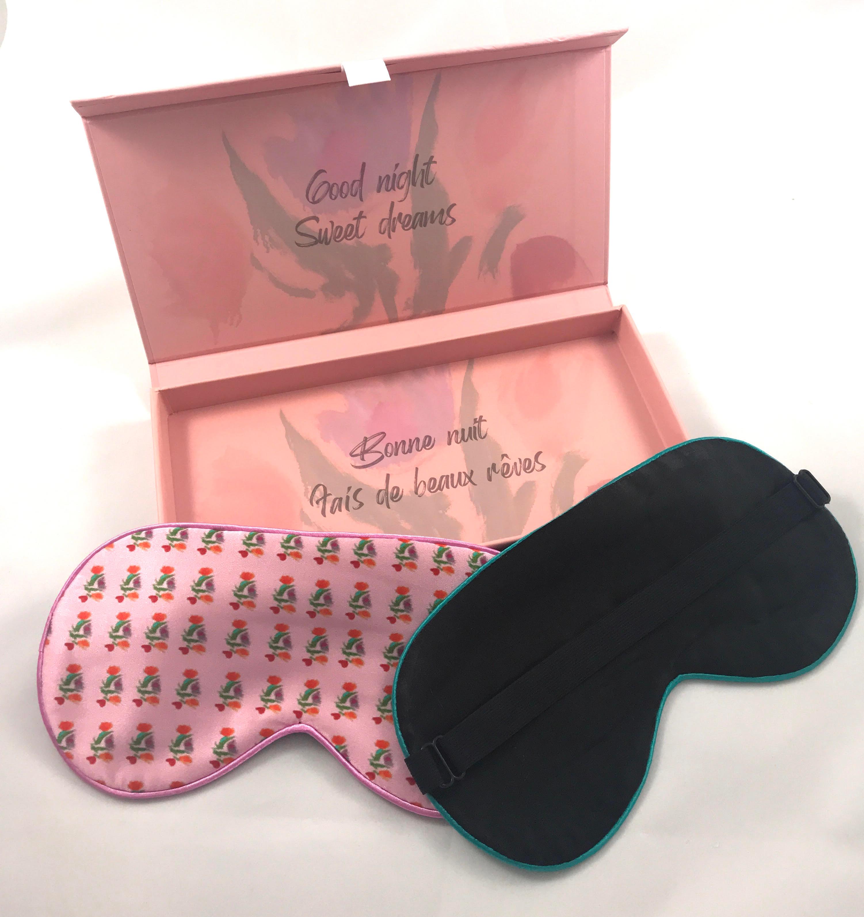 Pink Silk Eye Mask - JACK