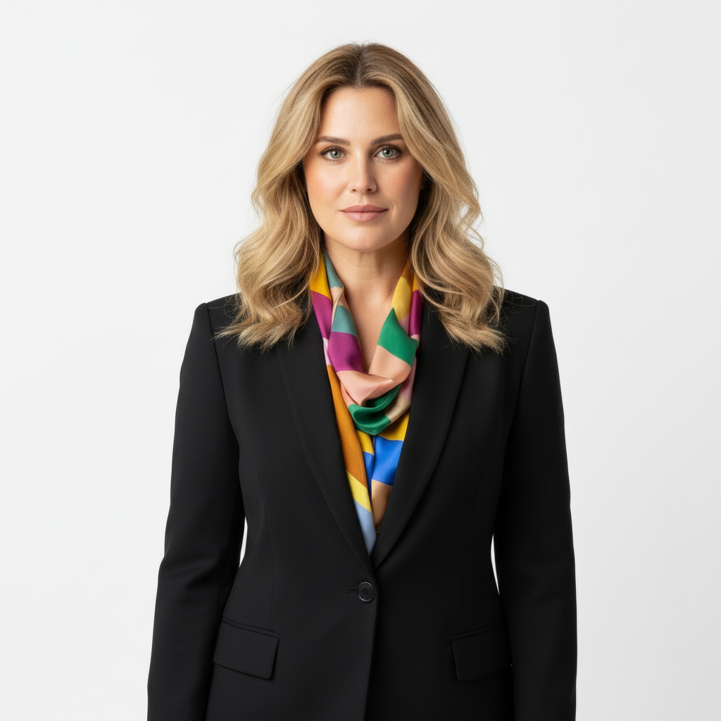 Summer 1969 Mulberry Silk Scarf