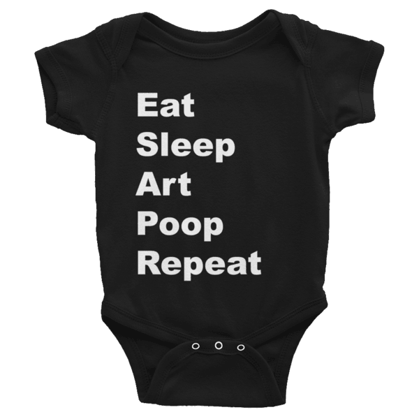 Eat Sleep Art Poop Repeat - JACK