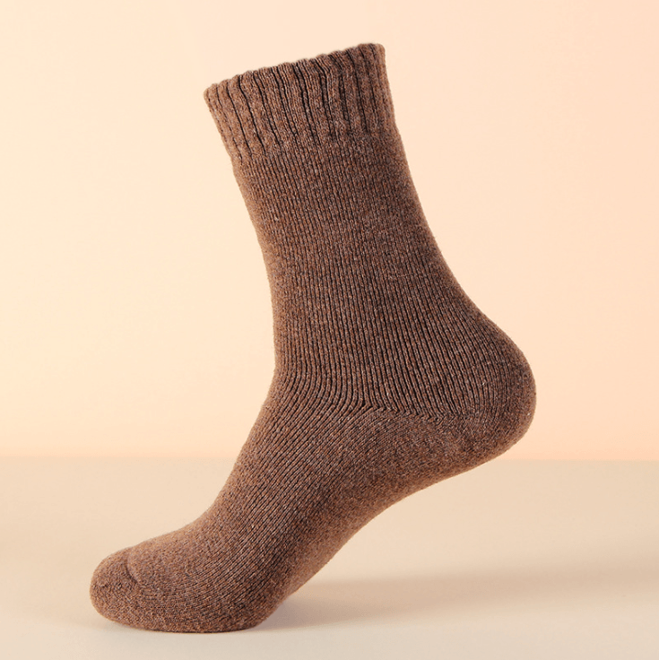Merino Wool Socks - Warm Brown - JACK
