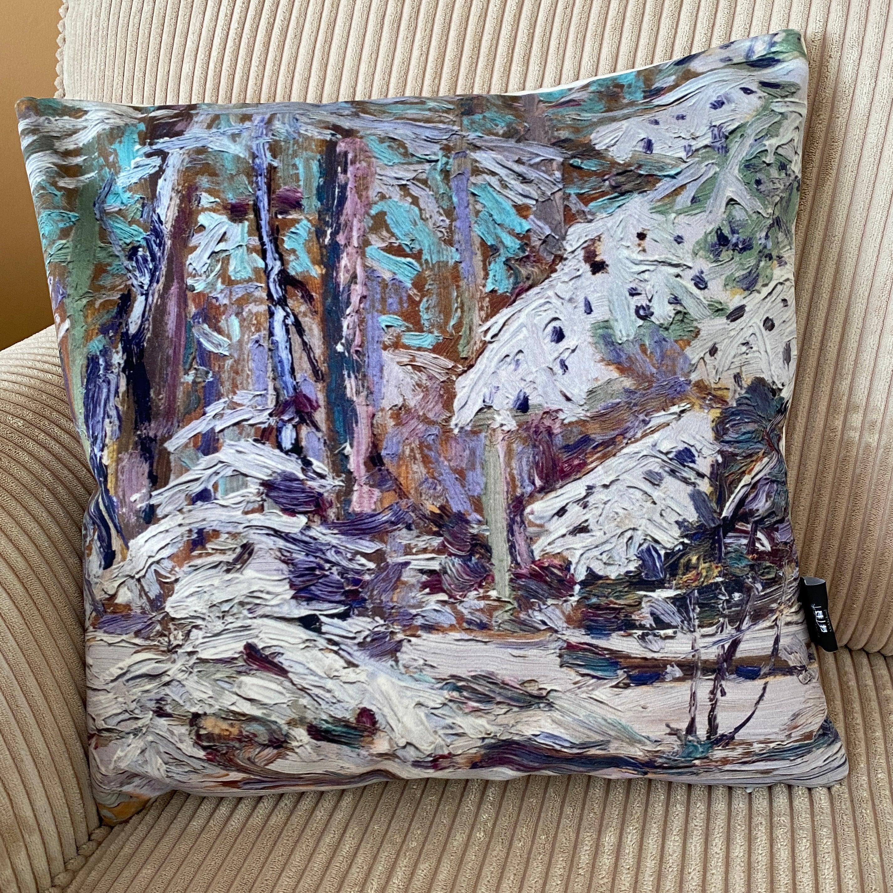 Snow in the Woods Pillow - JACK